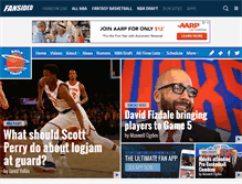 Tablet Screenshot of dailyknicks.com
